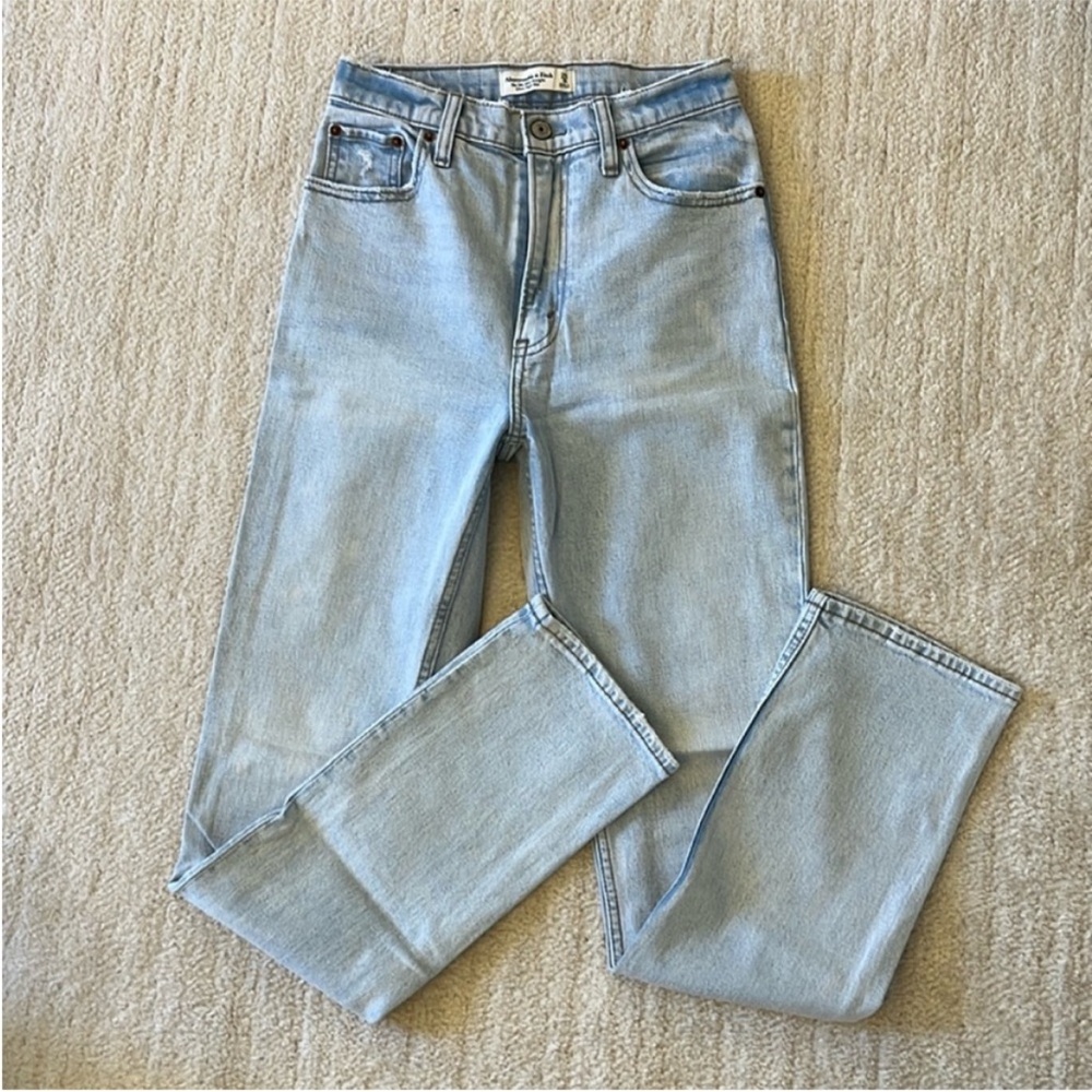 90s slim straight ultra high rise jeans